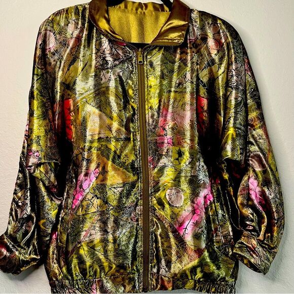 Reversible Vintage Rafael oversized bomber jacket ❤️🔥 small - Picture 2 of 8